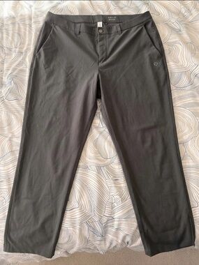 Lululemon Men’s ABC Classic-Fit Trouser 38w 30l in Oil Grey Color